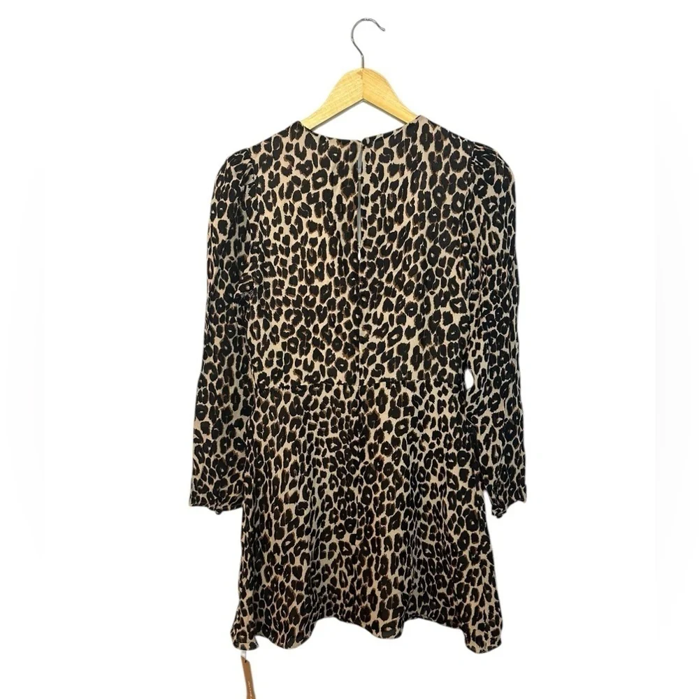 NWT Reformation Laken Dress in Leo animal leopard print 4 - Picture 10 of 11
